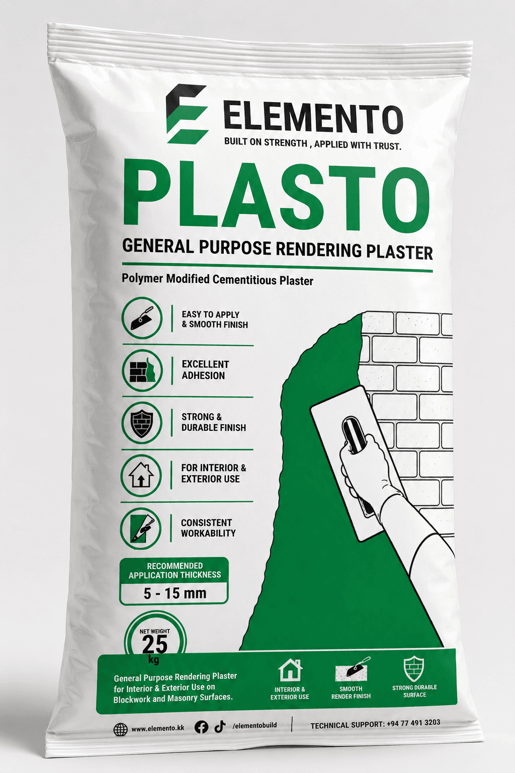 PLASTO plaster pack